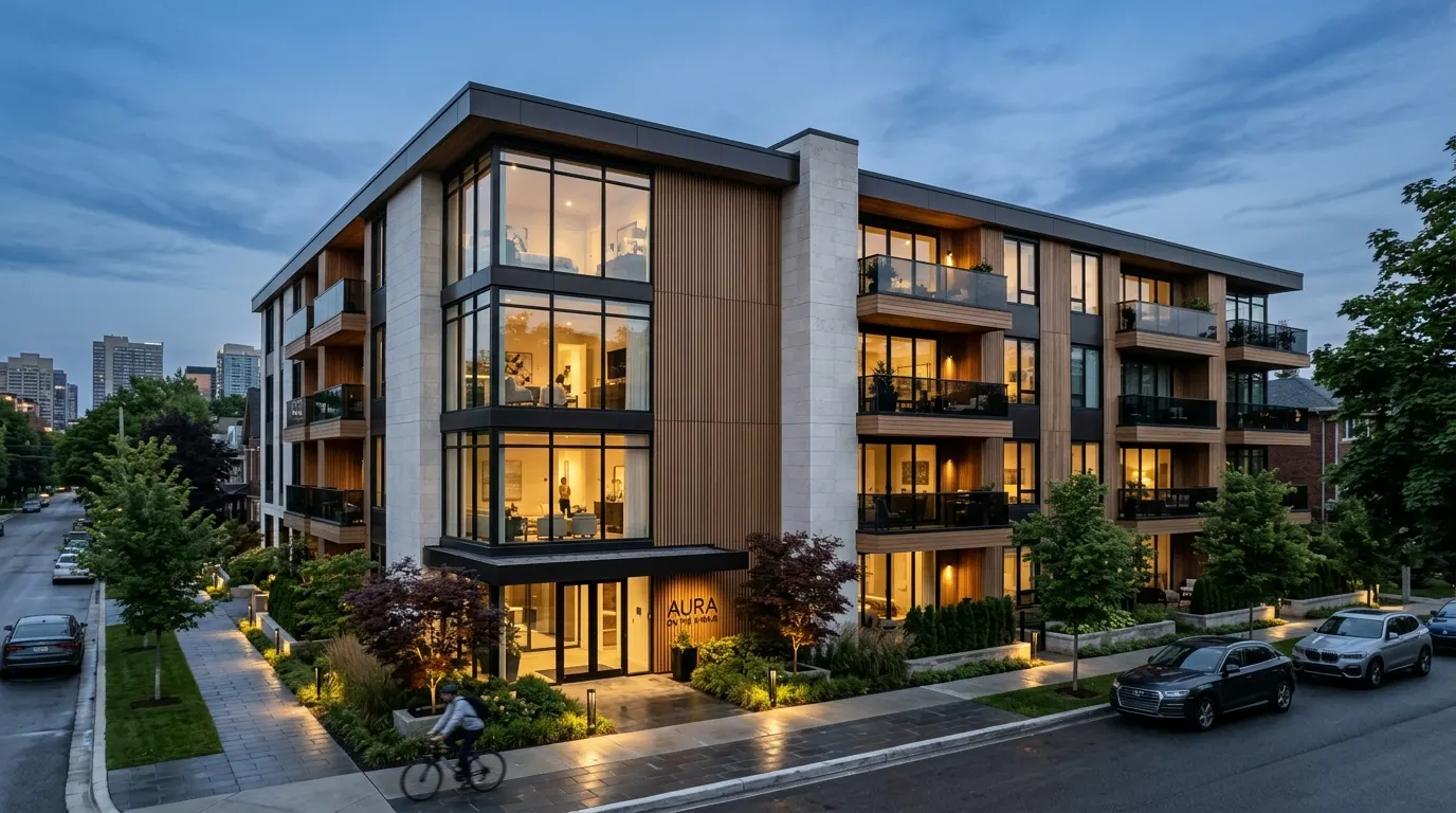 Multifamily apartment building