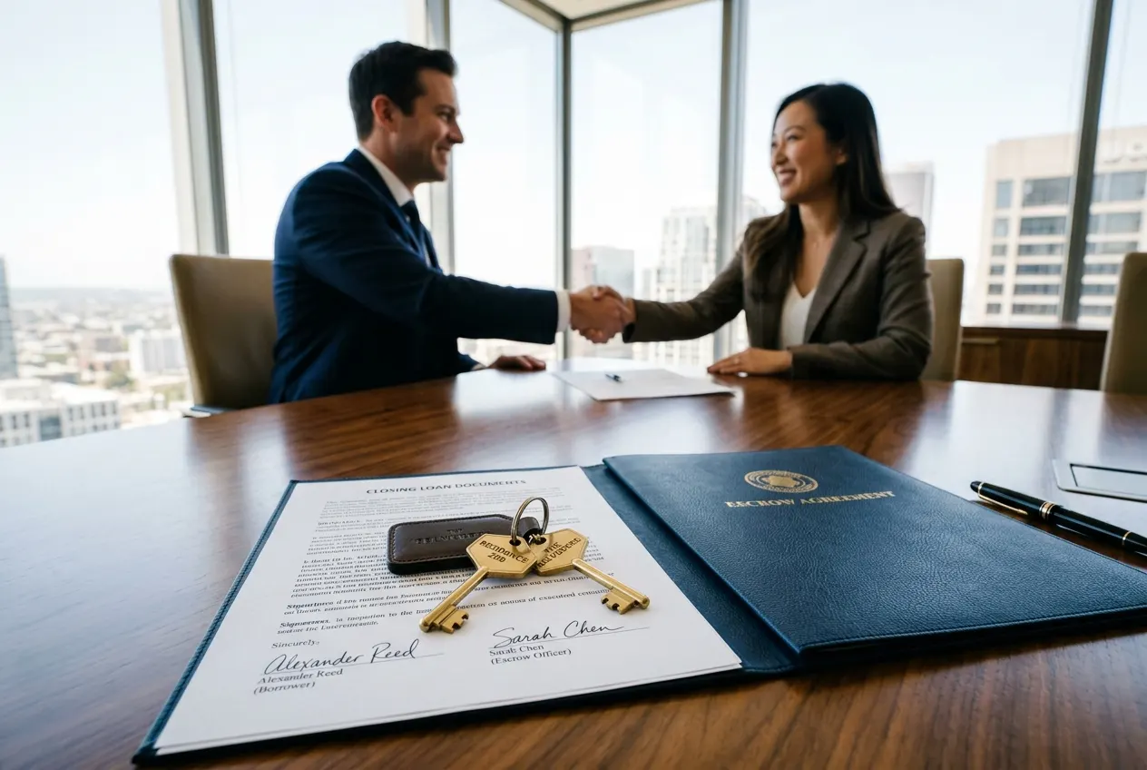 Parties moving a real estate transaction toward closing