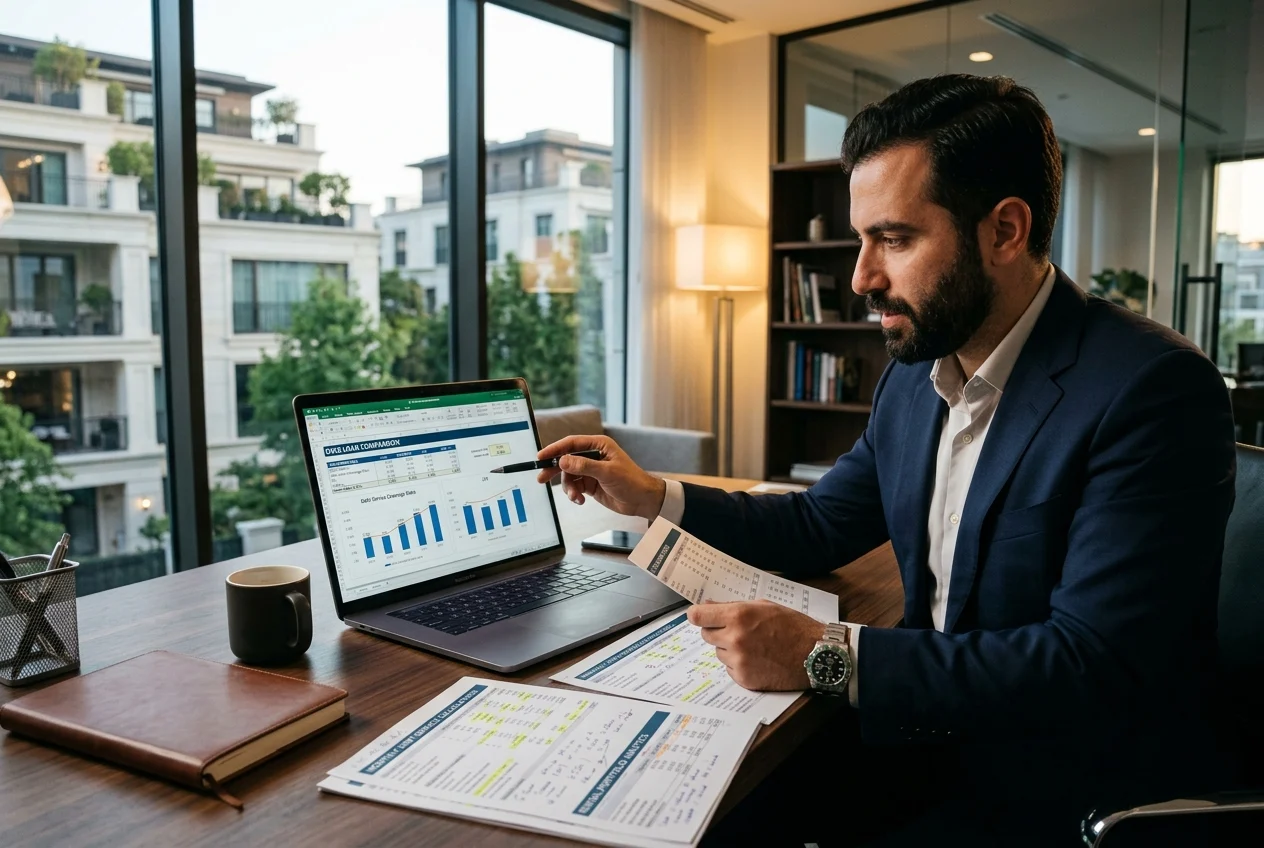 Investor comparing DSCR loan offers beyond the rate
